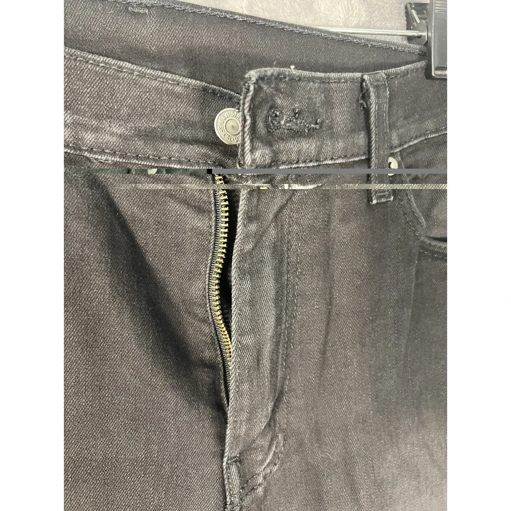 Levis 511 Slim Fit Mens Black Denim Jeans 34x30 Stretch Casual Pants